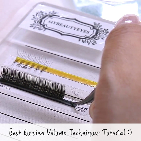 Free eyelash extension training cources by Mybeautyeyes Step 9
