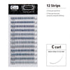 Eyelash Extension Volume Lash / 3D Lash C D Curl / T 0.07~0.15mm / L 8~15mm or MIX