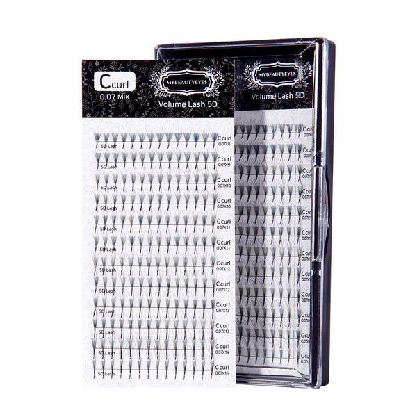 Eyelash Extension Volume Lash / 5D Lash / T 0.07~0.10mm / L 8~15mm or MIX