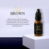 Mybeautyeyes Blend Pigments MicroBlading Ink Pigments #4 Brown / Semipermanent Tattoo Ink for Eyebrow, Lips and Eyeline 0.5FL oz (15ml)