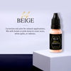 Mybeautyeyes ブレンド顔料 MicroBlading インク顔料 #14 ベージュ / 眉毛、唇、アイライン用の半永久タトゥー インク 0.5FL oz (15ml)