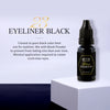 Mybeautyeyes ブレンド顔料 MicroBlading インク顔料 #23 アイライナー ブラック / 眉毛、唇、アイライン用の半永久タトゥー インク 0.5FL oz (15ml)