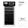 Eyelash Extension Lash / Fake Mink Lash B Curl / T 0.07~0.20mm / L 8~15mm & MIX