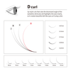 Eyelash Extension Lash / Fake Mink Lash D Curl / T 0.07~0.20mm / L 8~15mm & MIX