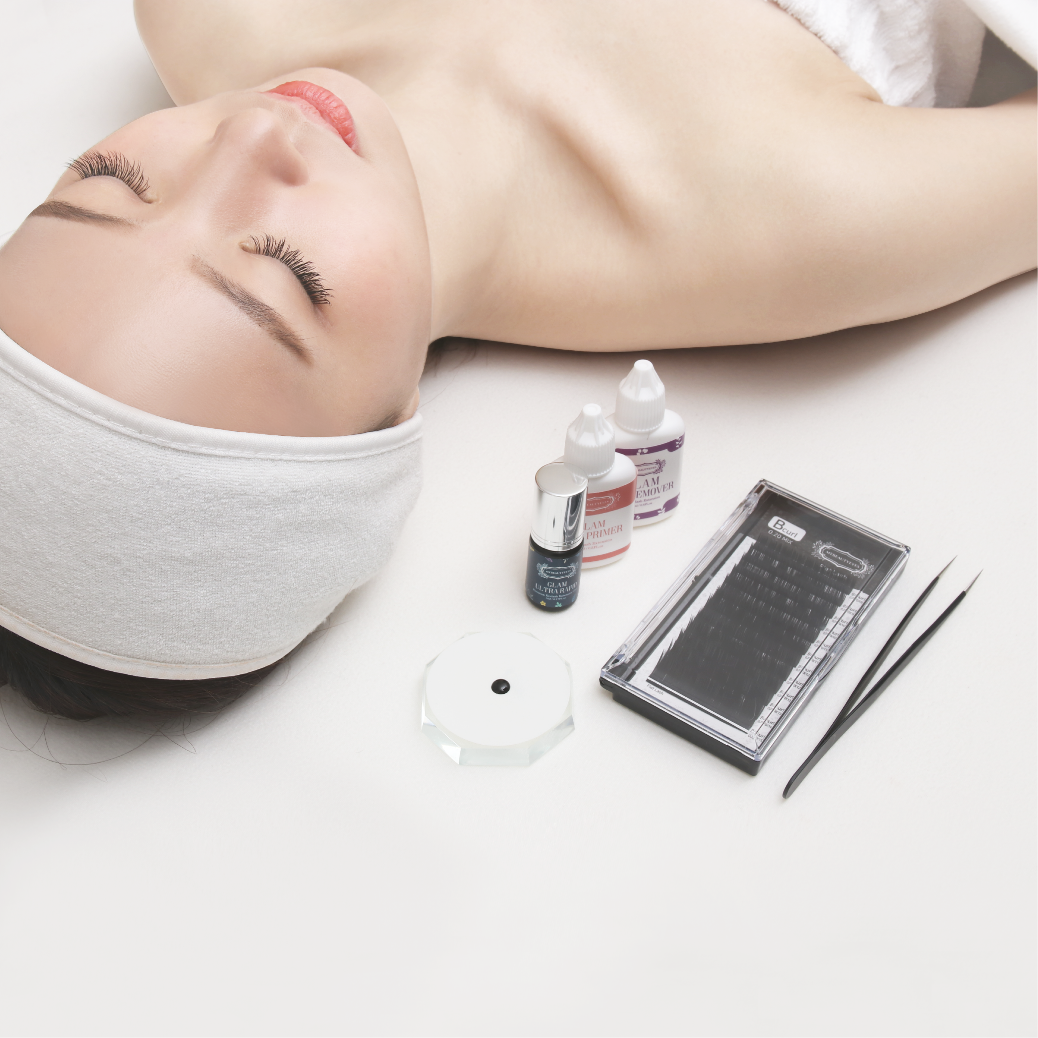 まつげエクステ ラッシュ / フラットラッシュ Bカール / T 0.10~0.20mm