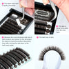 Eyelash Extension Lash / Flat Dark Brown Lash / T 0.15~0.20mm / L 8~15mm & MIX