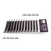 Eyelash Extension Lash / Flat Dark Brown Lash / T 0.15~0.20mm / L 8~15mm & MIX
